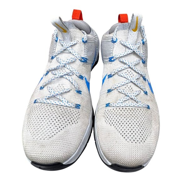 M082 Nike Metcon DSX Flyknit 2 White Blue Pure Platinum 924423-140 Size 12 READ - Picture 8 of 16